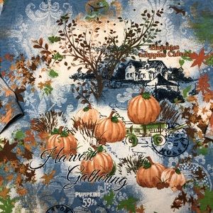 Holiday Editions Fall Graphic Top 1/2 Sleeve 2X